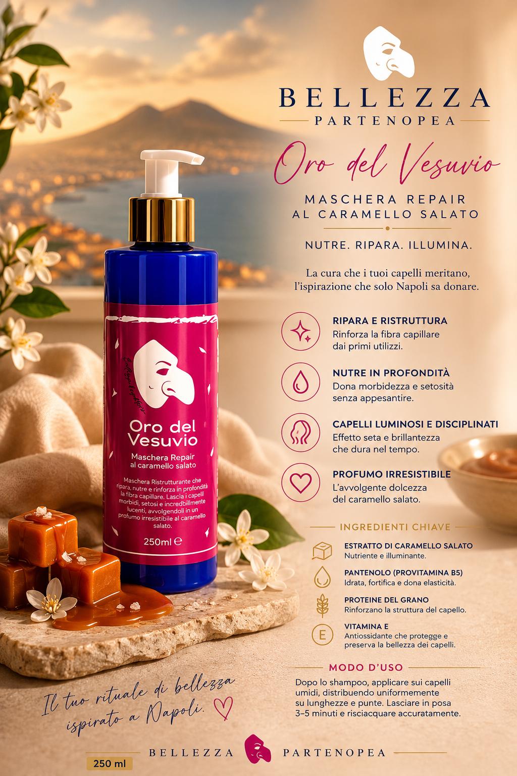 Maschera Oro del Vesuvio